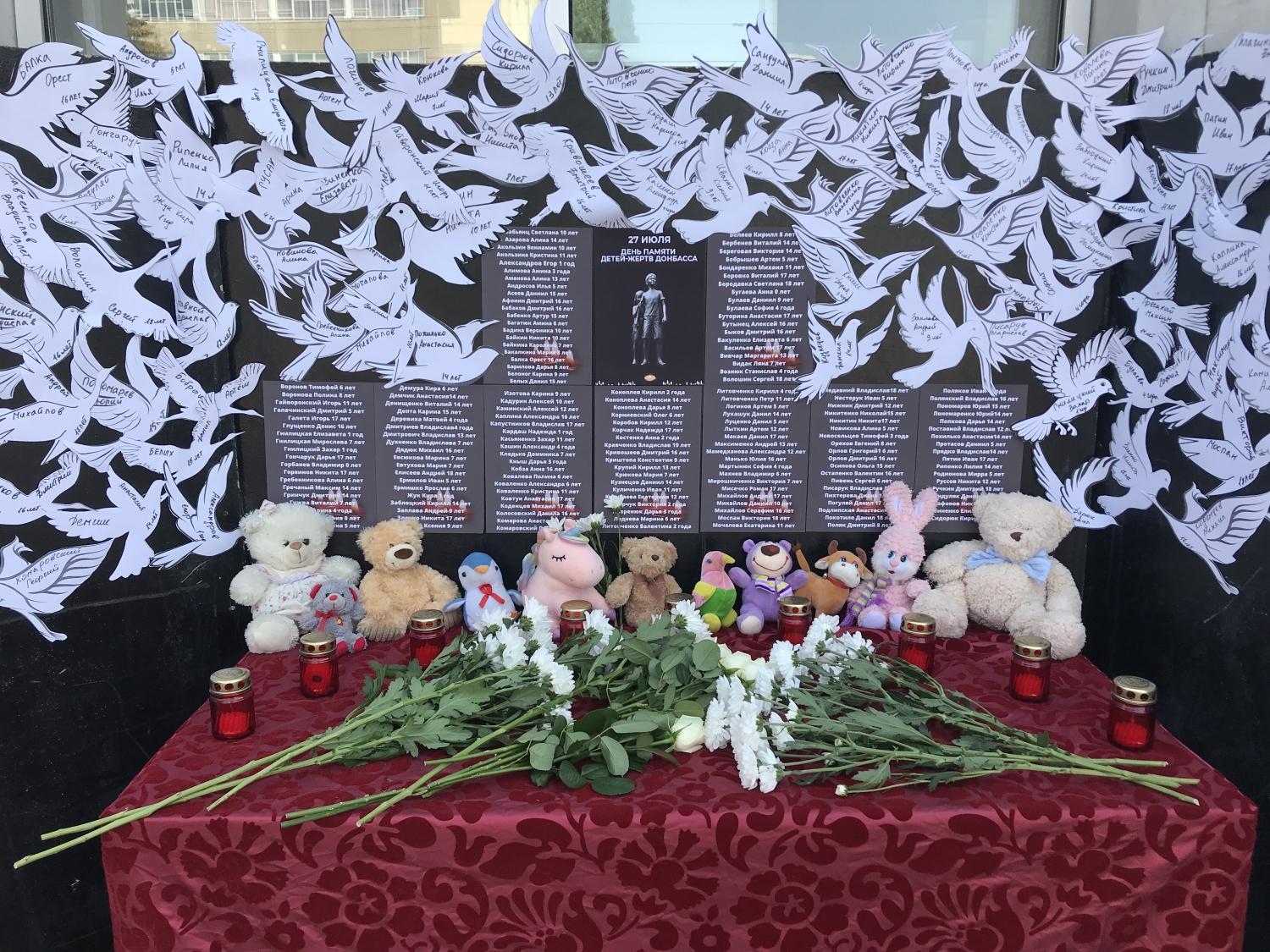 День памяти детей – жертв войны в Донбассе