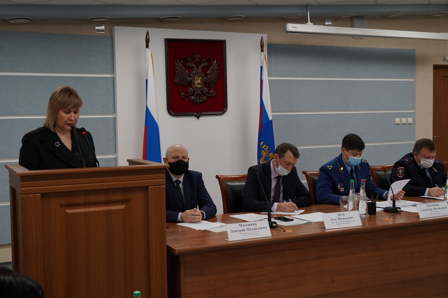 Пензенский омбудсмен Елена Рогова выступила с докладом на межведомственном совещании руководителей правоохранительных органов 